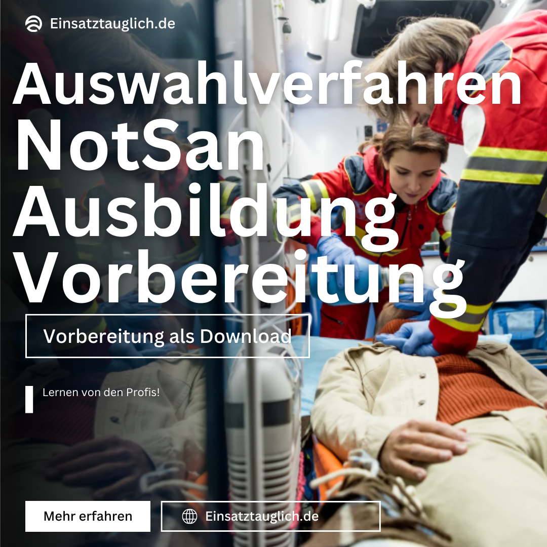 Notfallsanitäter Einstellungstest Komplettpaket 2026 – Vorbereitung auf Auswahlverfahren