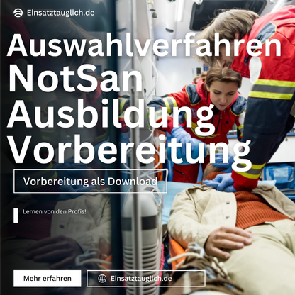 Notfallsanitäter Einstellungstest Komplettpaket 2026 – Vorbereitung auf Auswahlverfahren